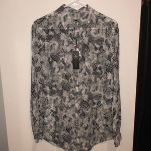 Kardashian brand new button front tunic Sz xs